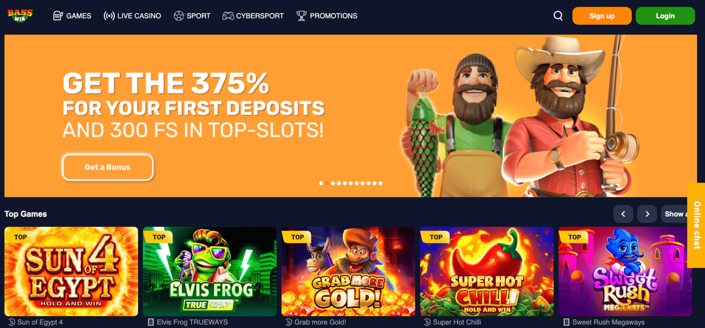 Basswin Casino non GamStop