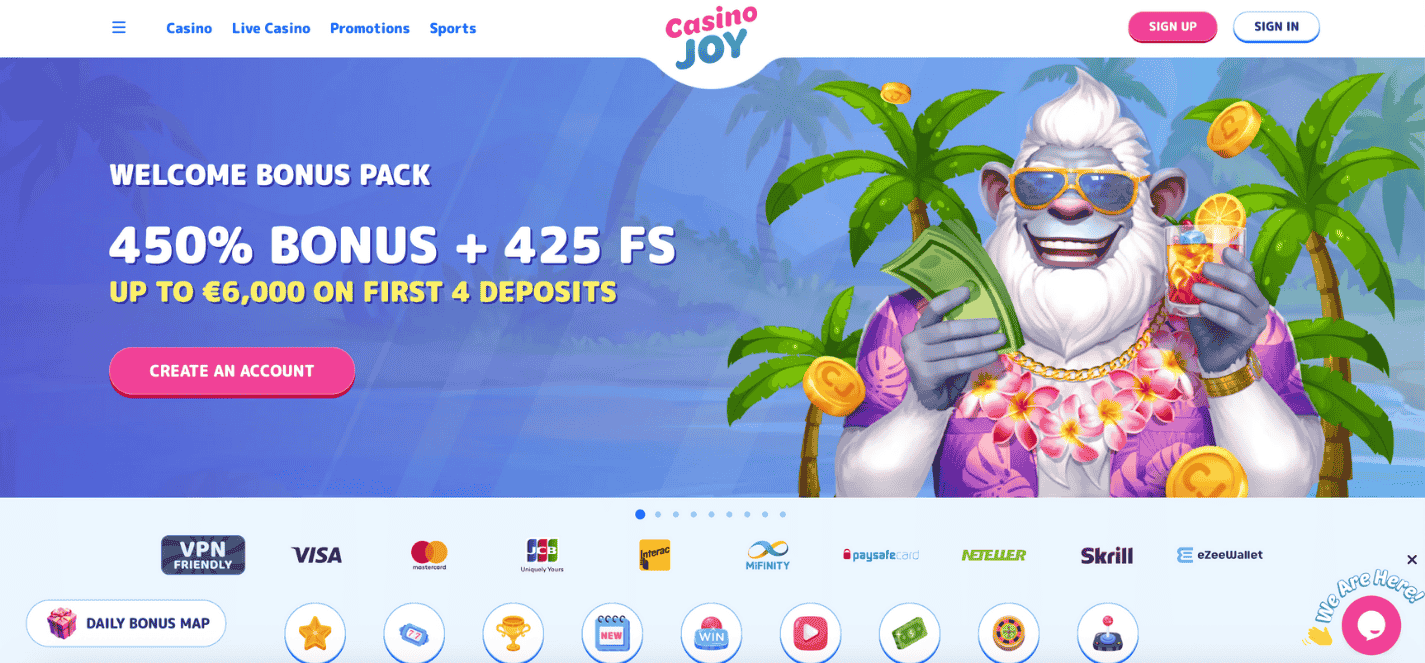 CasinoJoy non GamStop Casino